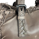 Bottega Veneta Intrecciato Leather Fringe Handbag