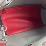 Christian Dior Red Leather Diorissimo Tote
