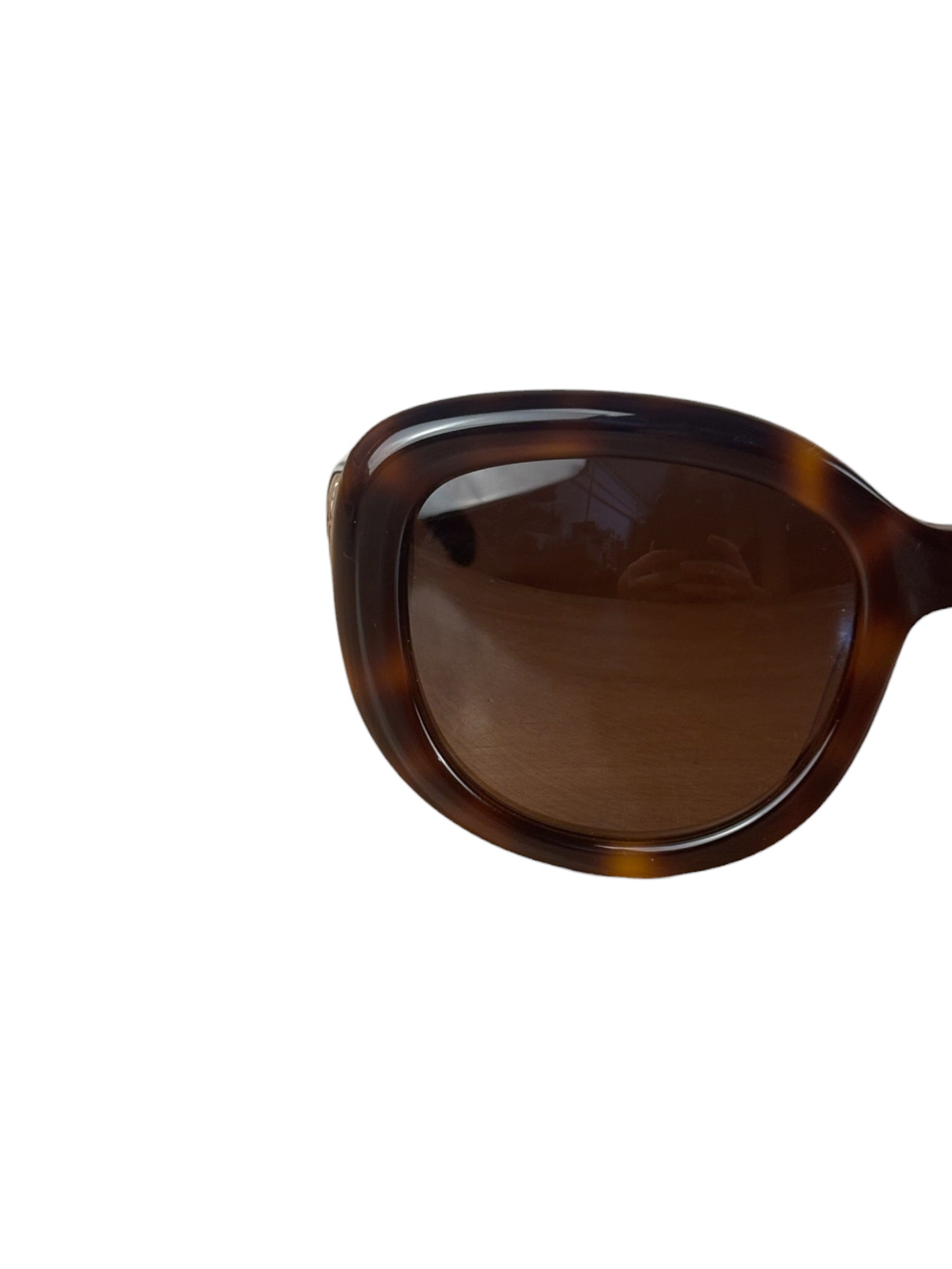 Salvatore Ferragamo Tortoise Oversized Sunglasses