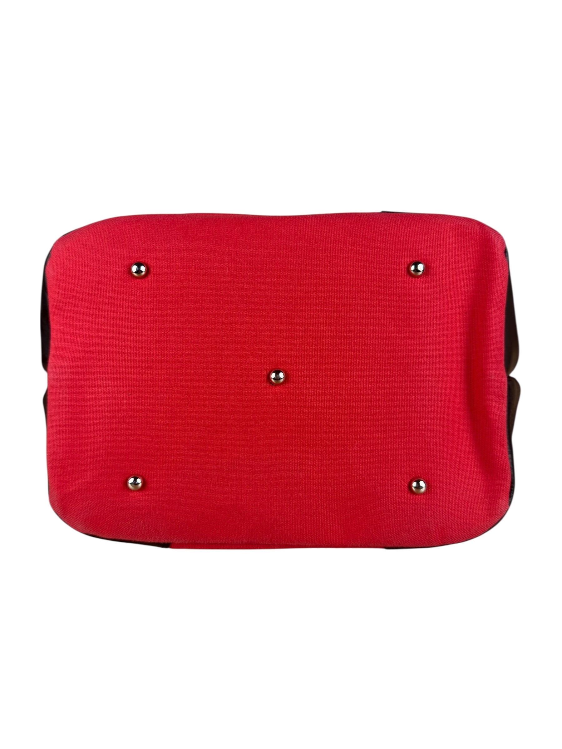 Vivienne Westwood Red Canvas Tote Bag