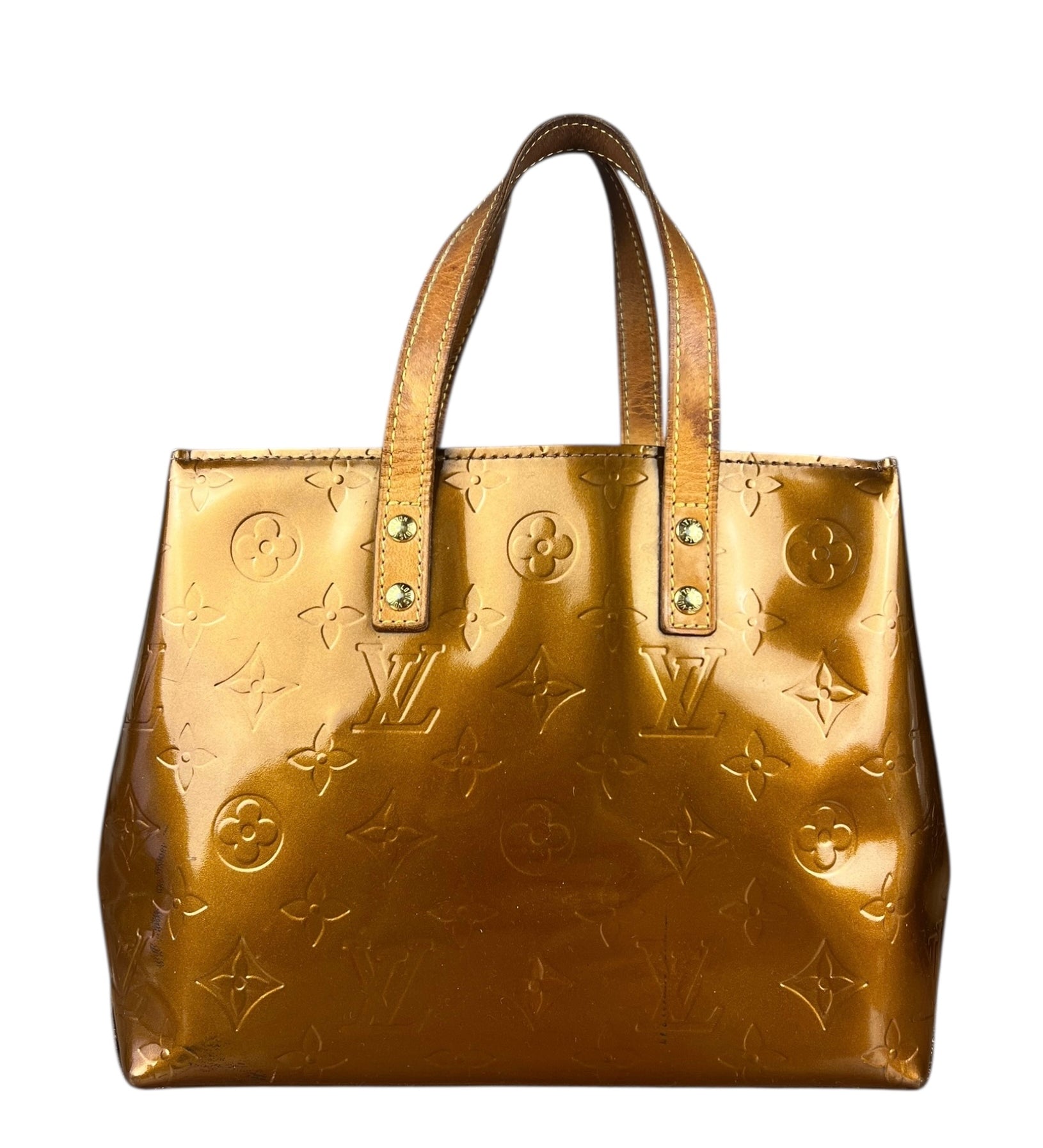 Louis Vuitton Monogram Vernis Bronze Reade PM