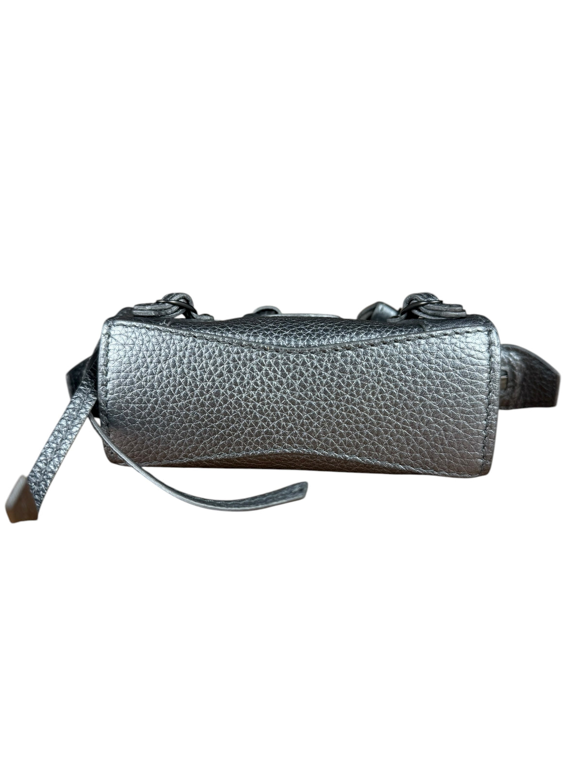 Balenciaga Nano City Bag Silver