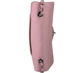 Chanel Pink Quilted Jersey Classic Flap Bag 1997