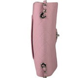 Chanel Pink Quilted Jersey Classic Flap Bag 1997