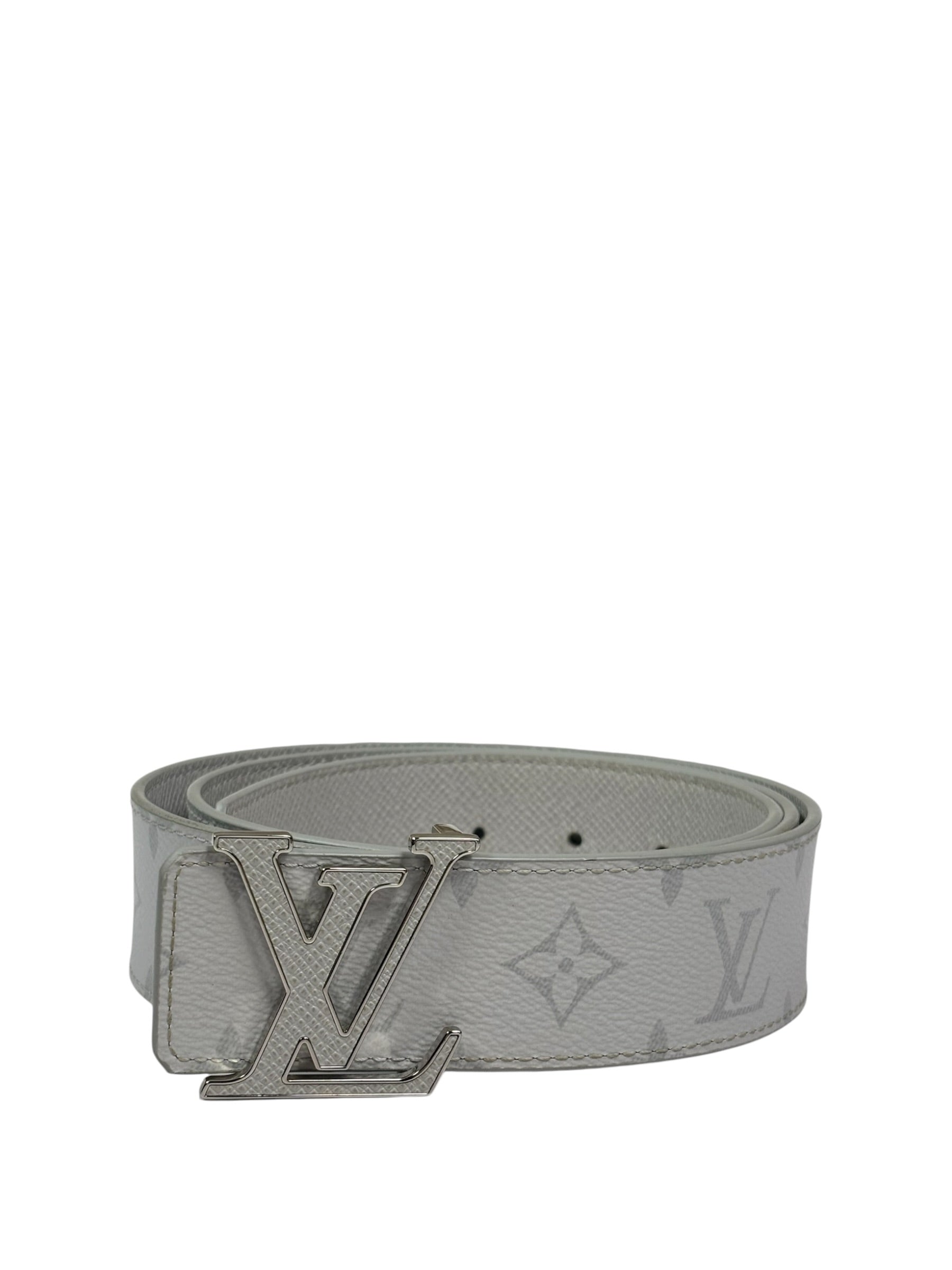 Louis Vuitton Grey Initiales Monogram Reversible 40MM Belt