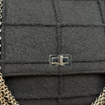 Chanel Black Wool Quilted 2.55 Chain Flap Bag '97-'99