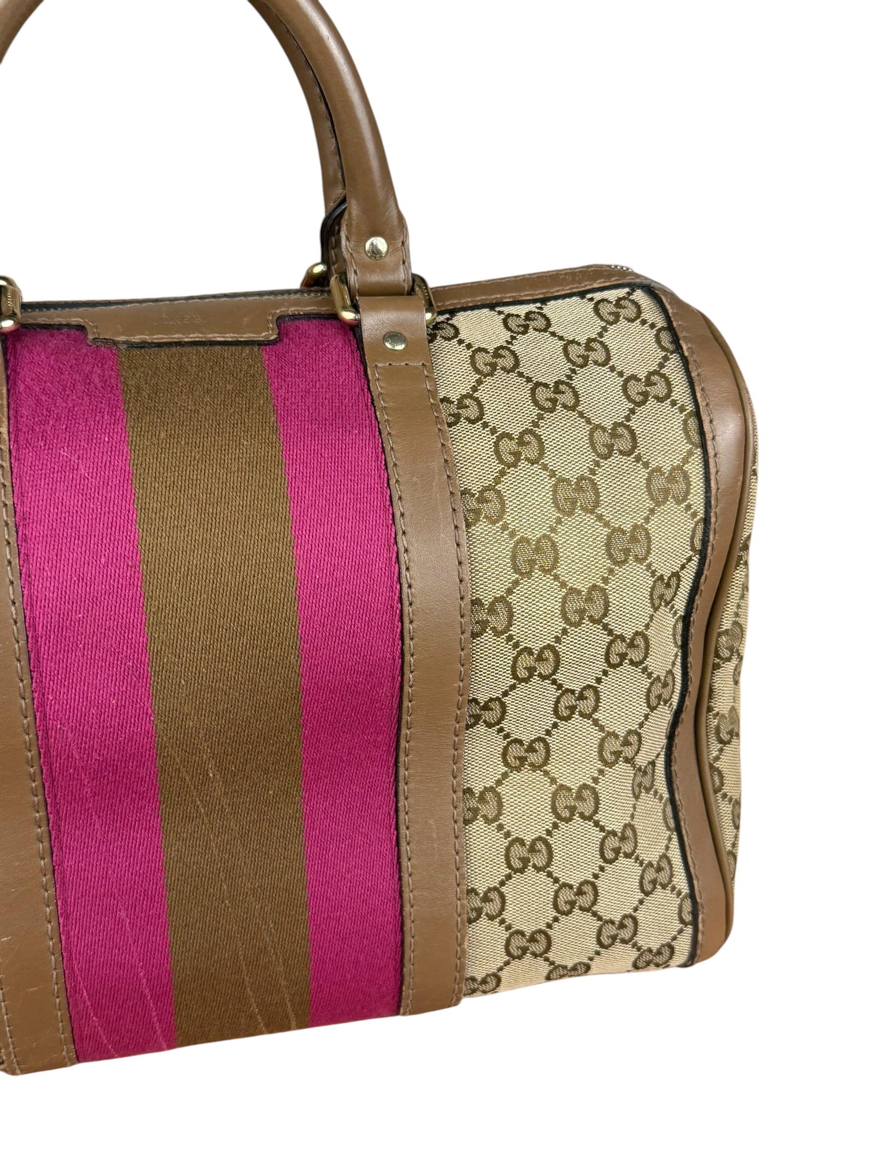 Gucci Vintage GG Web Joy Mini Boston