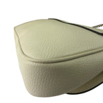 Gucci Soho Chain Flap Shoulder Bag White