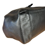 Gucci Black Leather Horsebit Flap Shoulder Bag