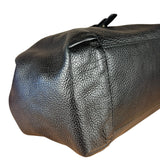 Gucci Black Leather Horsebit Flap Shoulder Bag