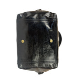 Yves Saint Laurent Black Patent Leather Downtown Tote