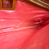 Fendi Raffia Crochet Baguette