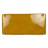 Chanel Vintage Patent Chocolate Bar Bowler Bag