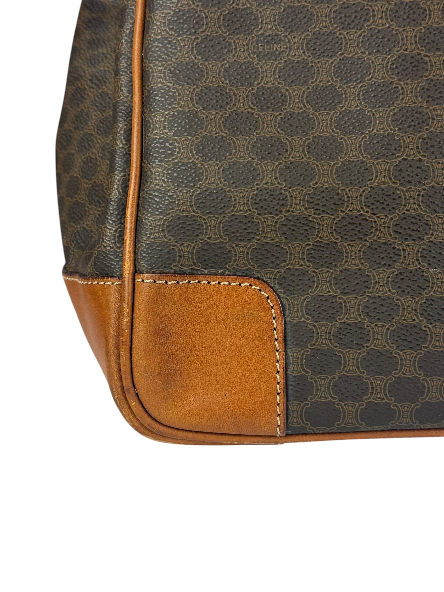 Celine Vintage Macadam Travel Bag