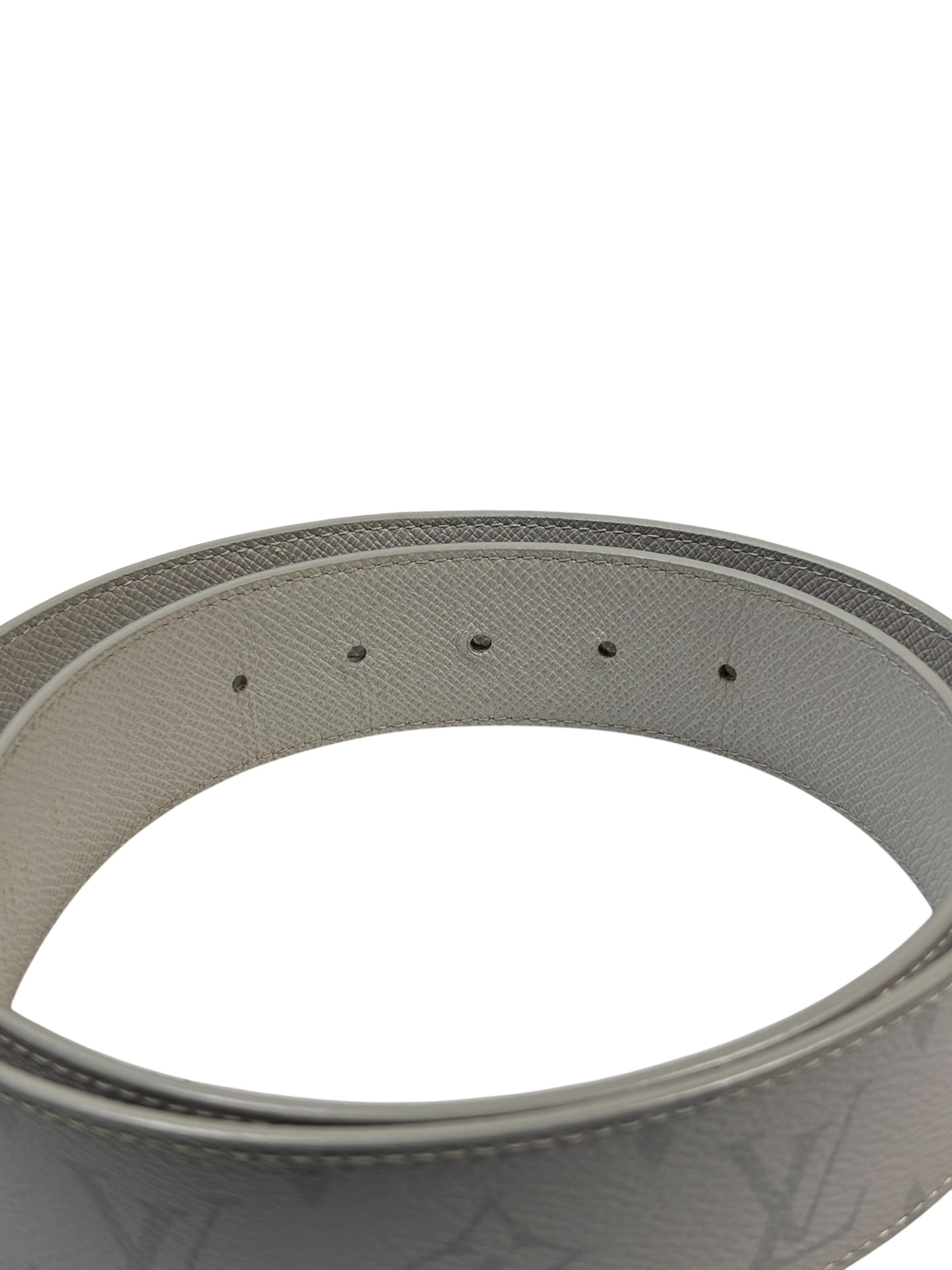 Louis Vuitton Grey Initiales Monogram Reversible 40MM Belt