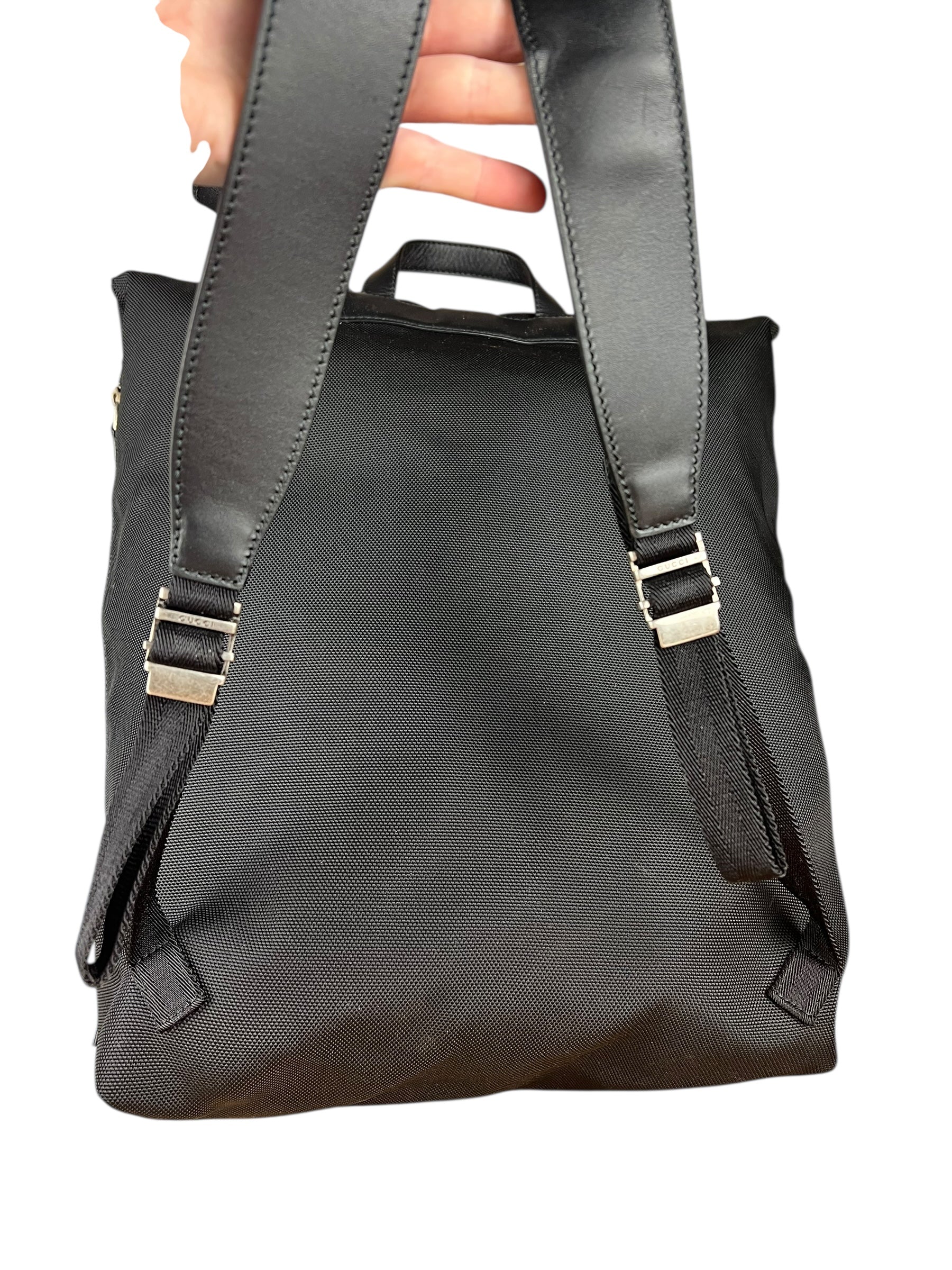 Gucci Sherry Line Canvas Techno Backpack