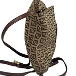 Fendi Canvas Monogram Zucchino Shoulder bag
