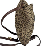 Fendi Canvas Monogram Zucchino Shoulder bag
