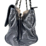 Chanel Black Calfskin Ritz Flap Bag 2007