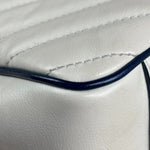 Gucci GG Marmont Cream & Navy Flap Bag