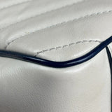 Gucci GG Marmont Cream & Navy Flap Bag