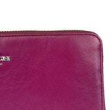 Coach Plum Long Zip Wallet