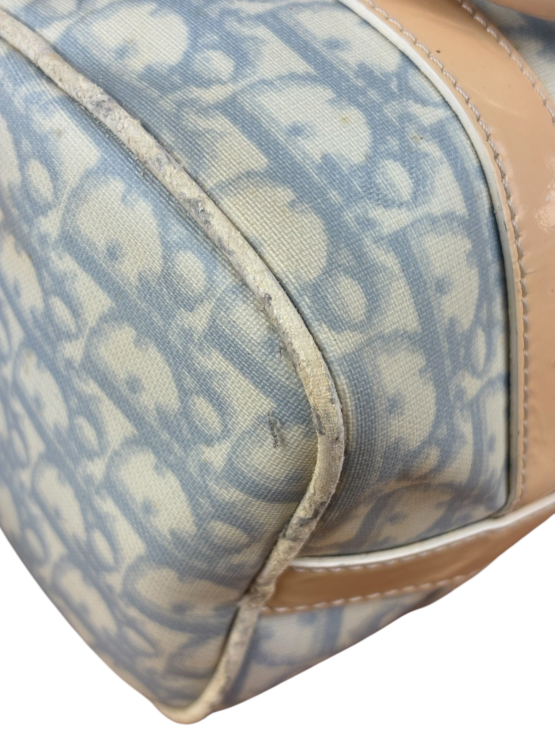Christian Dior Vintage Trotter Canvas Mini Boston Bag