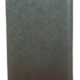 Prada Black/Grey Saffiano Leather Card Holder