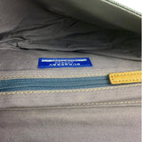 Burberrry Multicolor Leather Trim Striped Crossbody Bag