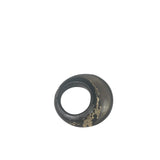 Louis Vuitton Black/Gold Crystal & Resin Inclusion Ring