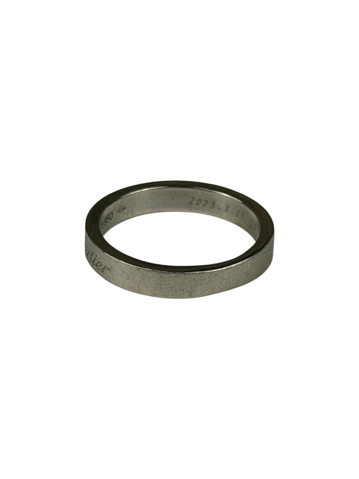 Cartier C De Cartier Wedding Platinum Band