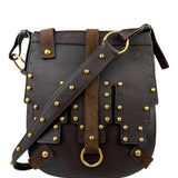 Yves Saint Laurent Tan Brown Messenger Bag