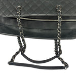 Chanel Grey Iridescent Quilted Leather Chic Bowling Shoulder Bag 2010