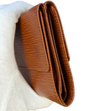 Louis Vuitton Brown Leather Elise Compact Wallet