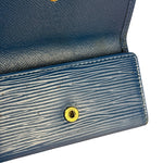 Louis Vuitton Blue Epi Keyholder