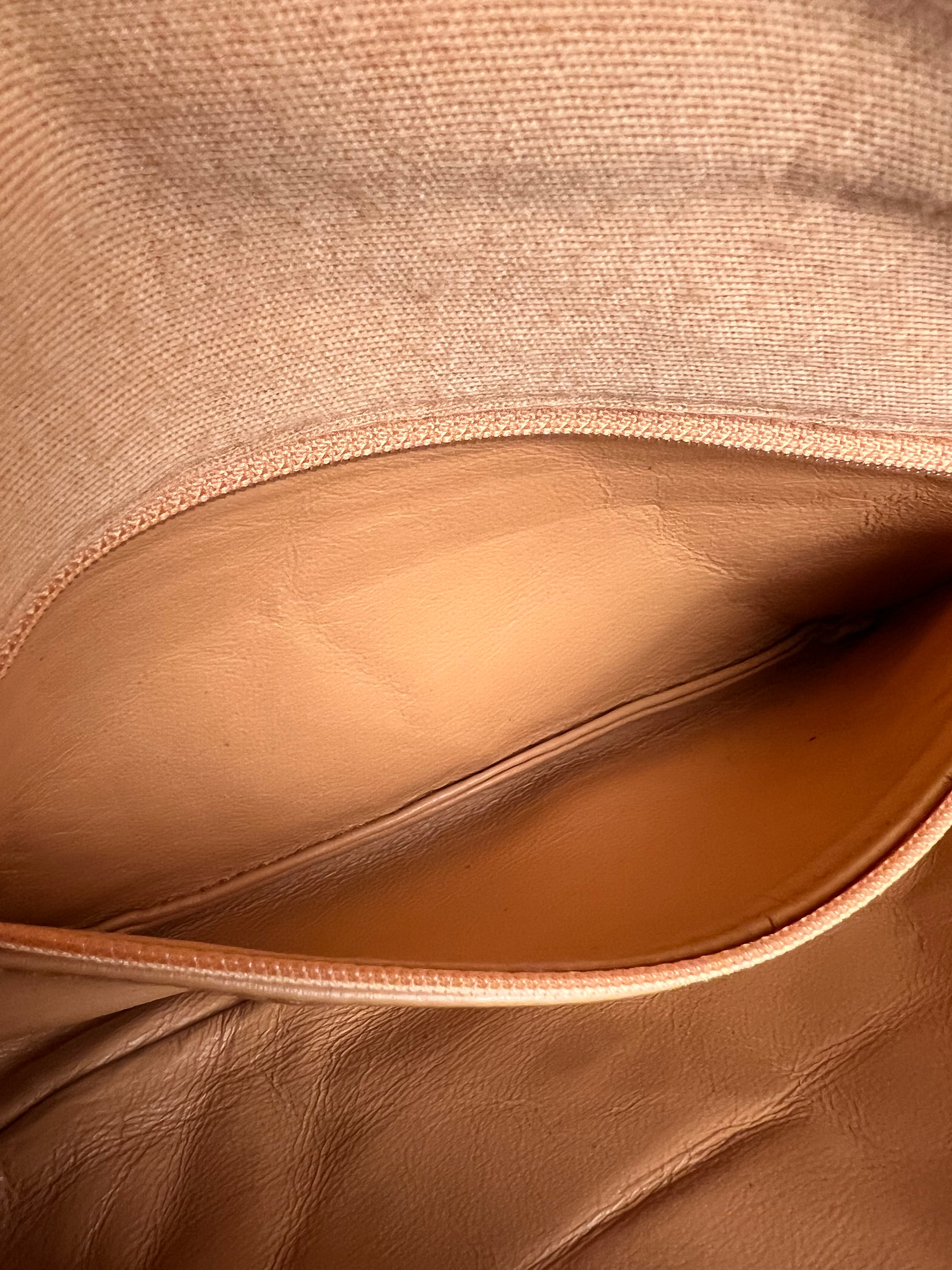 Chanel CC Flap Bag Peach Jersey Quilt