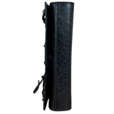 Balenciaga Black Croc Embossed Le City Clutch/Wallet