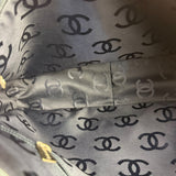 Chanel Light Washed Denim CC Canvas Logo Shoulder Bag 2002