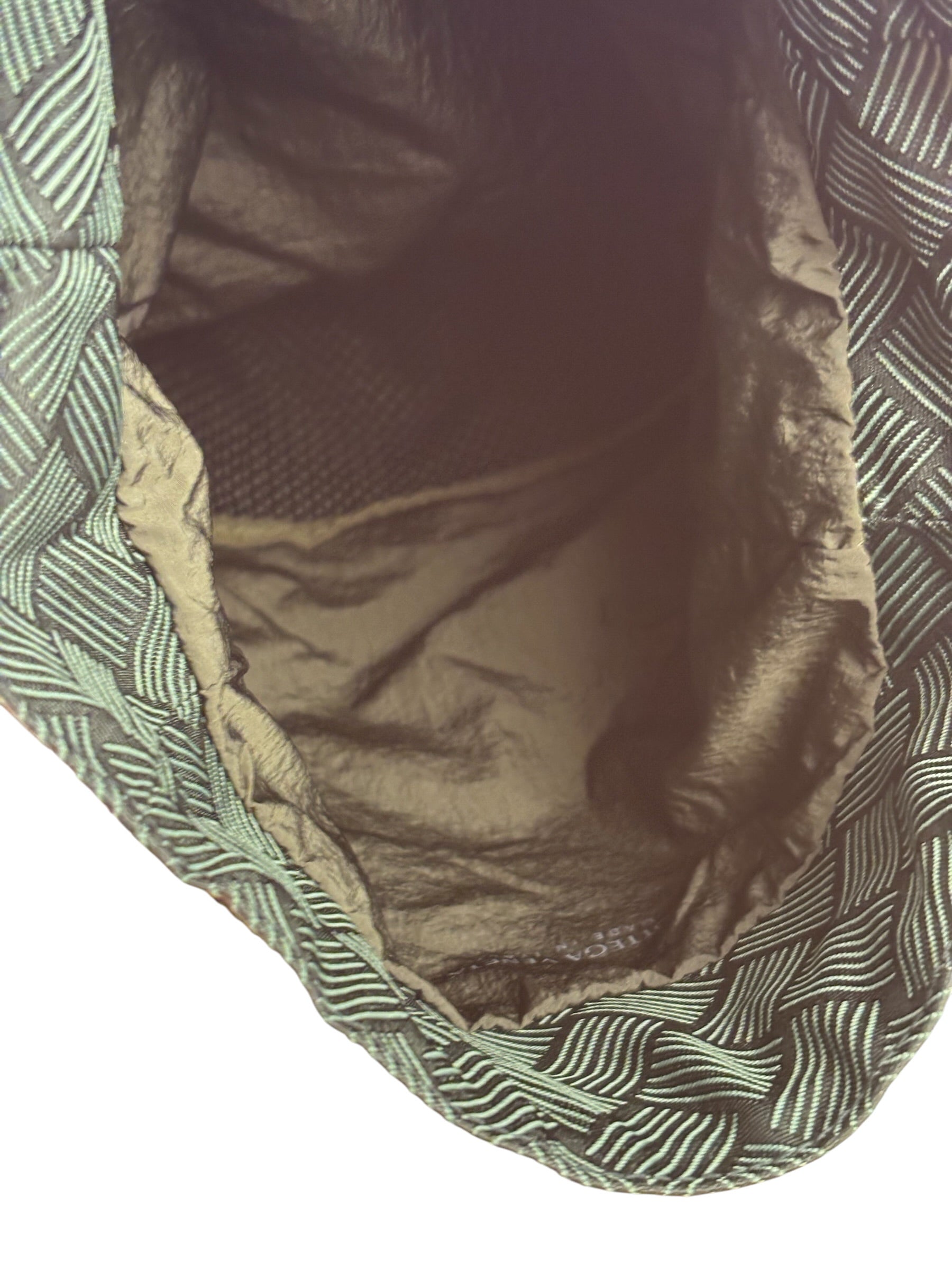 Bottega Veneta Green Nylon/Mesh Intrecciato Belt Bag