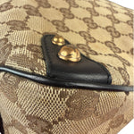 Gucci GG Canvas Web Horsebit Shoulder Bag