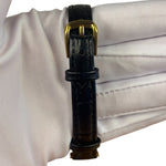 Fendi Round Mother Of Pearl Dial Black Strap