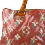 Louis Vuitton Richard Prince Orange Vinyl Canvas Monogram Hand Bag PM