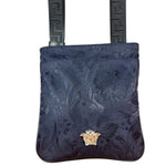 Versace La Medusa Navy Crossbody Bag