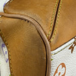 Louis Vuitton White Monogram Murakami Claudia Handbag