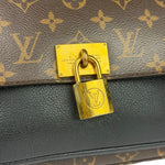 Louis Vuitton Black Leather/ Monogram Marignan 2Way Bag