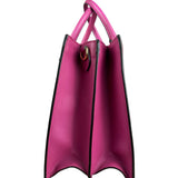 Gucci Pink/Red Leather Open Top Handbag