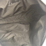 Prada Green/Black Nylon Tessuto Stampato Shoulder Bag