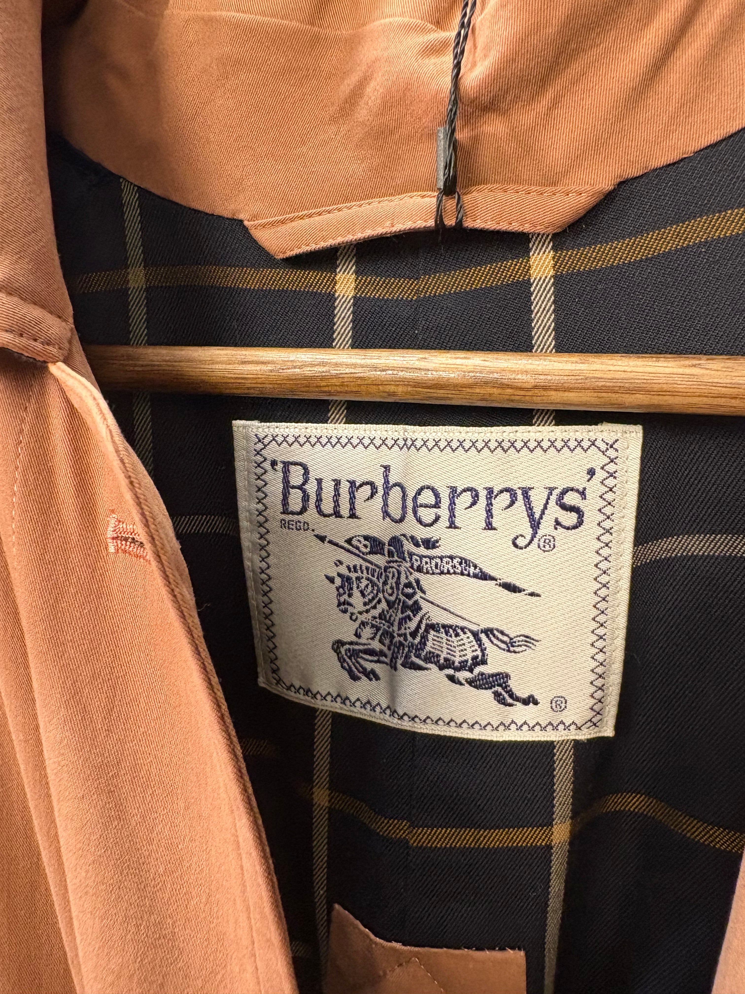 Burberry Vintage Light Mauve Trench Coat
