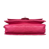 Chanel Pink Quilted Leather Accordion Flap Bag 2014
