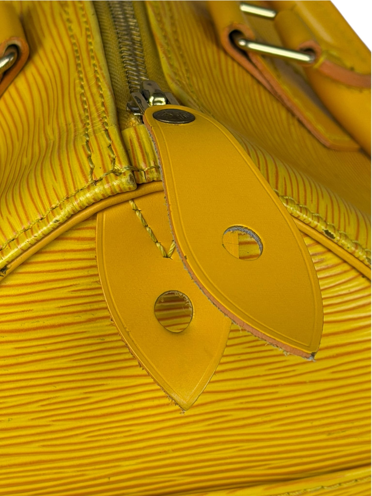 Louis Vuitton Yellow Epi Leather Speedy 25